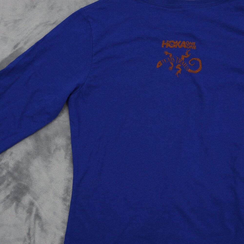 Russell Athletic Shirt Womens M Blue Long Sleeve Round Neck Knit Casual T Shirt - Picture 13 of 16